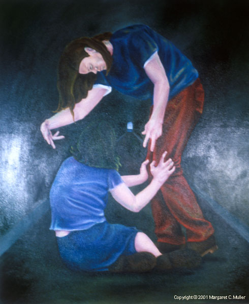 Painting of End.